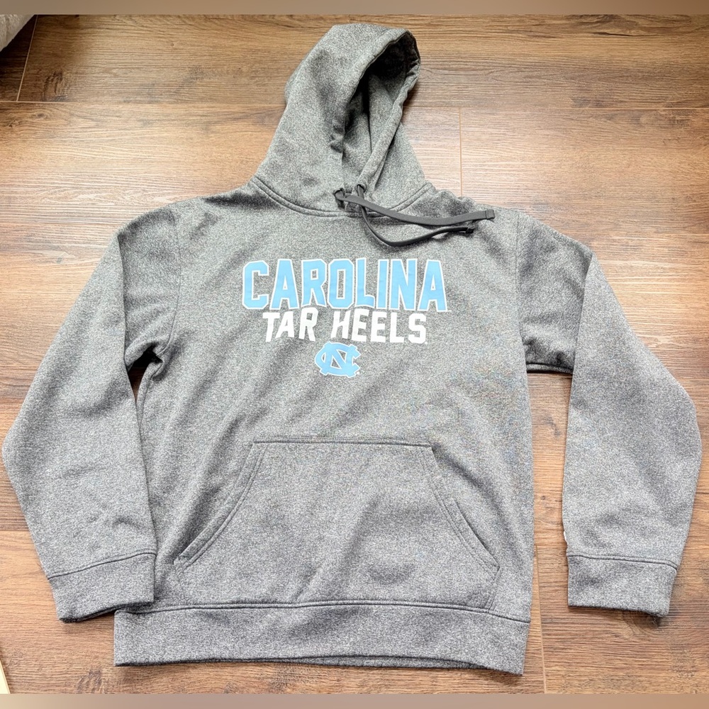 Champion North Carolina Tarheels Hoodie‎ Gray Sweatshirt UNC